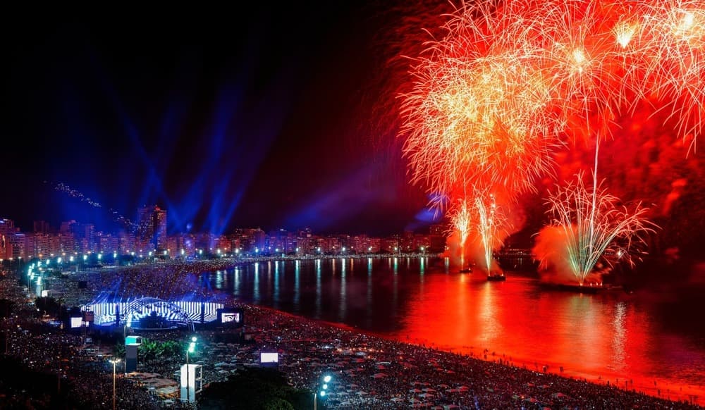 Réveillon du nouvel an à Rio