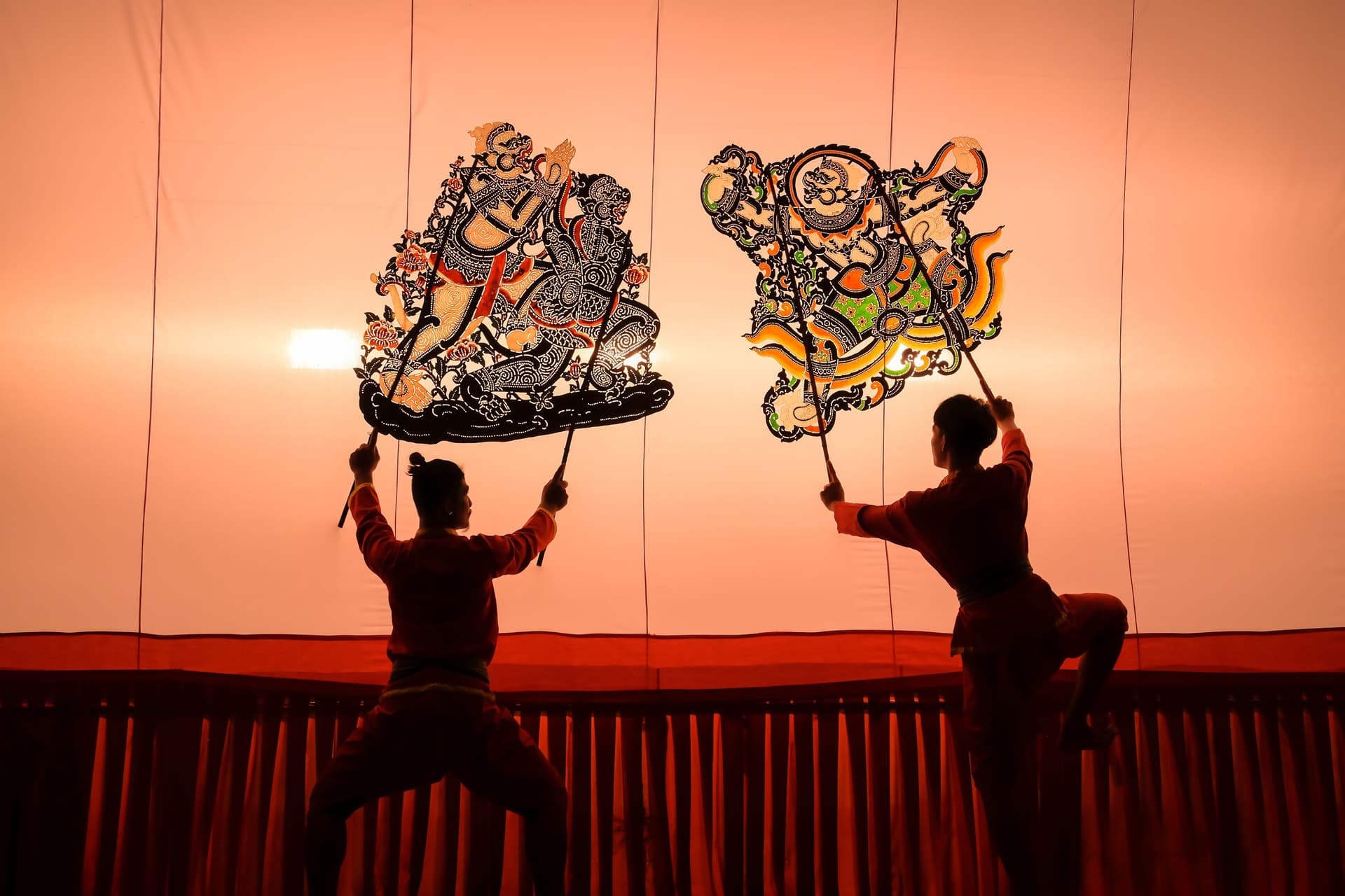 yai shadow play thai traditional