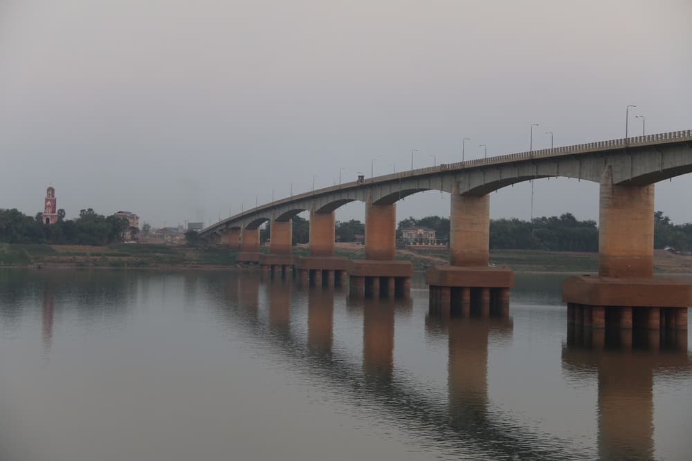 Die Kizuna-Brücke von Kampong Cham