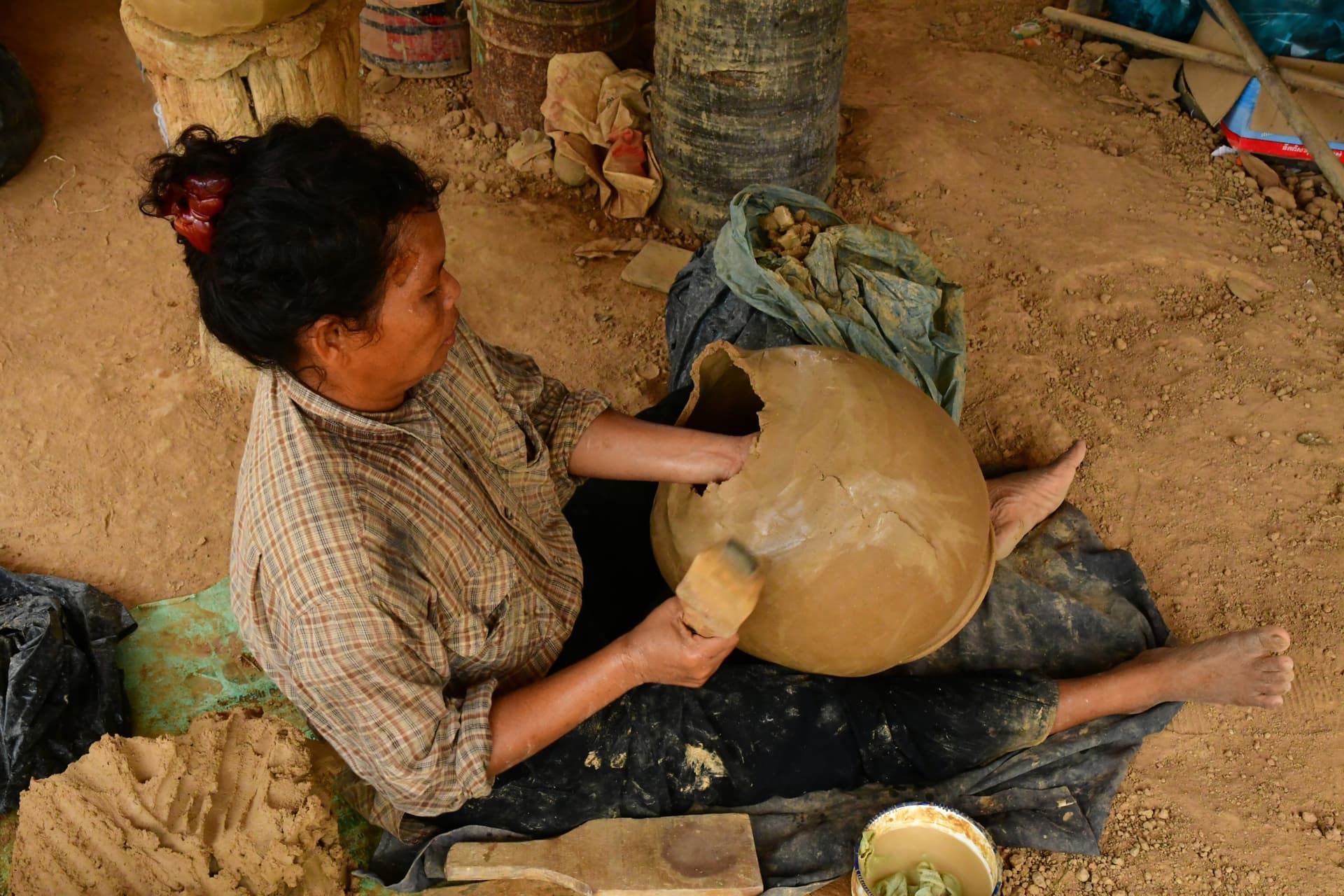 Das Töpferdorf von Kampong Chhnang