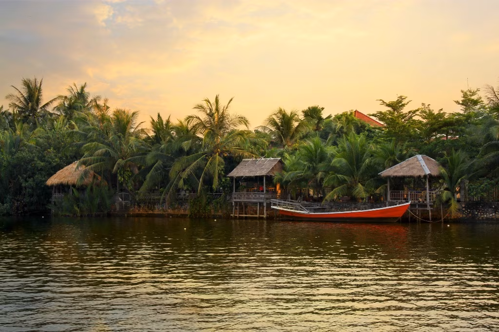 Die umgekehrte Schleife von Siem Reap nach Phnom Penh