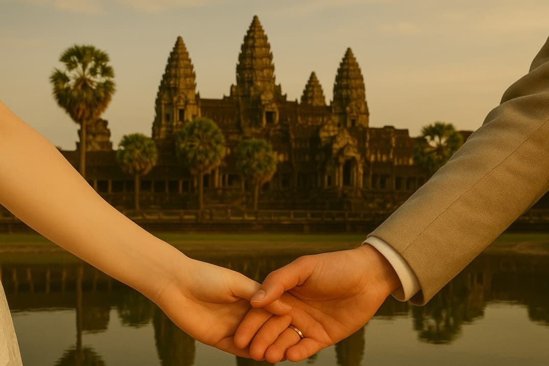 Hochzeitsreise im Khmer-Land