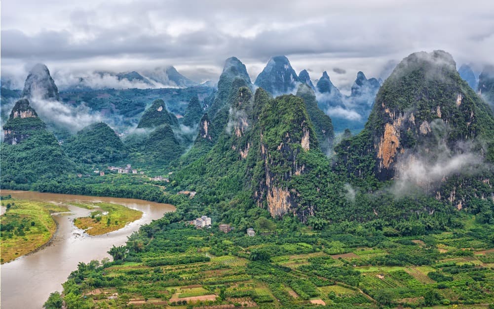 An den Grenzen von Chine